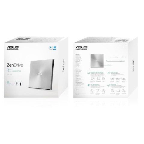 ASUS ZenDrive U9M dysk optyczny DVD±RW Srebrny