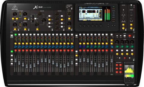 Behringer X32 mikser audio 40 kan. 10 - 22000 Hz Czarny