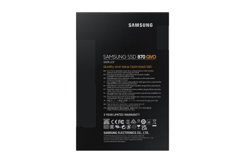 Dysk SSD Samsung 870 QVO 8TB (MZ-77Q8T0BW)