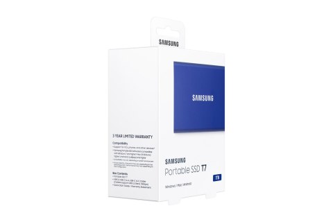 Dysk Samsung SSD T7 Portable 1TB MU-PC1T0H/WW niebieski