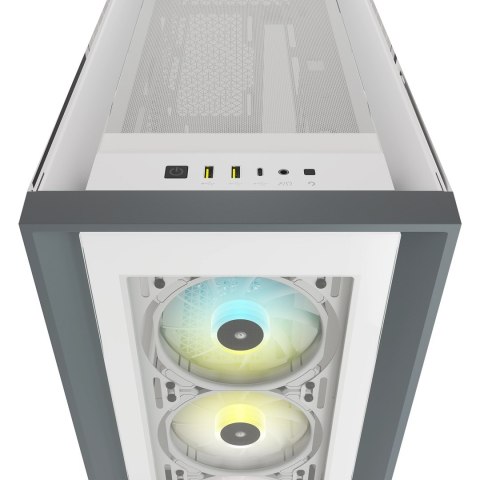 Corsair iCUE 5000X RGB Midi Tower Biały