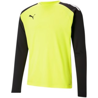 Bluza bramkarska męska Puma teamPACER GK LS żółto-czarna 704933 42 L