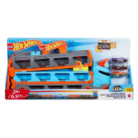 Hot Wheels City Wyscigowy Transporter 2W1 Gvg37