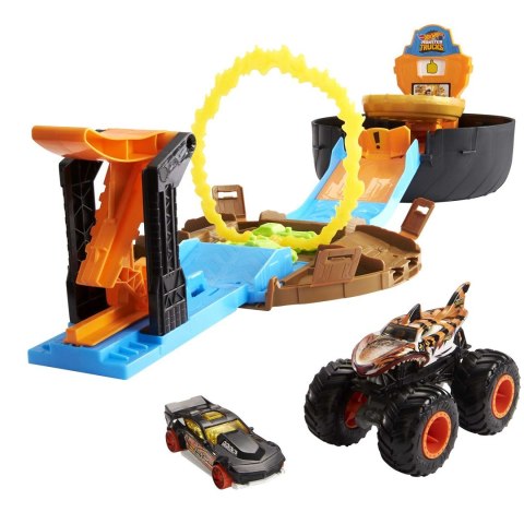 Hot Wheels Monster Truck Opona - Kaskaderska arena Zestaw GVK48