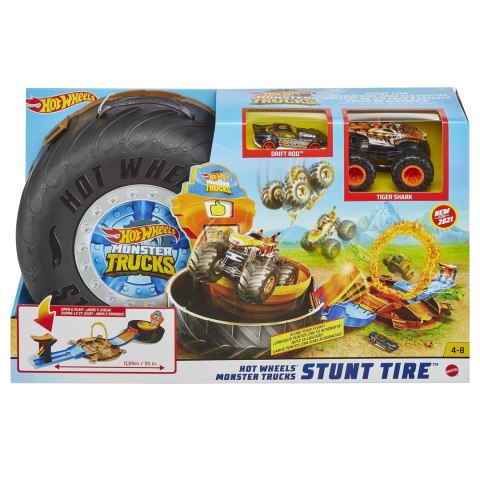 Hot Wheels Monster Truck Opona - Kaskaderska arena Zestaw GVK48