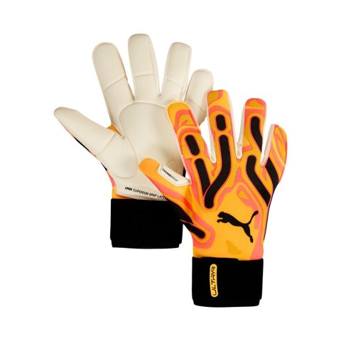 Rękawice bramkarskie Puma Ultra Ultimate Hybrid Sun pomarańczowe 41858 09 9 Rękawice bramkarskie Puma Ultra Ultimate Hybrid Sun pomarańczowe 41858 09 9