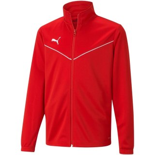 Bluza dla dzieci Puma teamRISE Training Poly Jacket Jr czerwona 657393 01 164cm