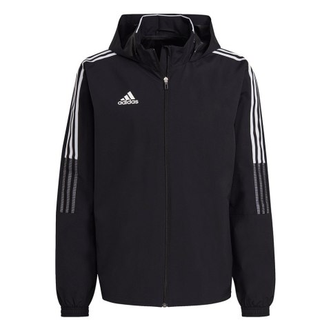 Bluza męska adidas Tiro 21 Allweather czarna GH4466 Bluza męska adidas Tiro 21 Allweather czarna GH4466