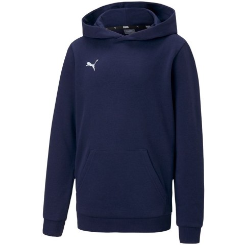 Bluza dla dzieci Puma teamGOAL 23 Casuals Hoody Jr granatowa 656711 06 128