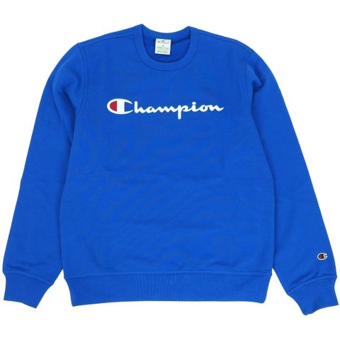 Bluza męska Champion Crewneck Sweatshirt niebieska 220254 BS008 L