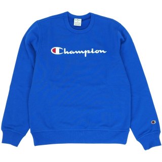 Bluza męska Champion Crewneck Sweatshirt niebieska 220254 BS008 S