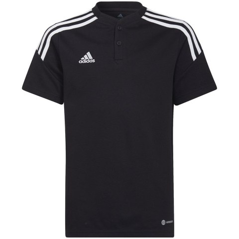 Koszulka dla dzieci adidas Condivo 22 Polo czarna H44110 152cm