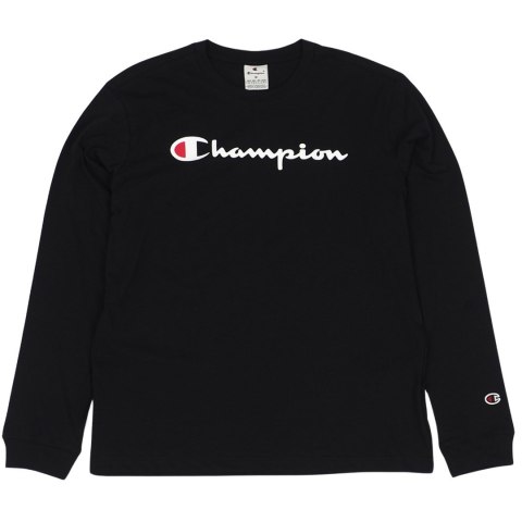 Koszulka męska Champion Crewneck Long Sleeve czarna 220257 KK001 XL