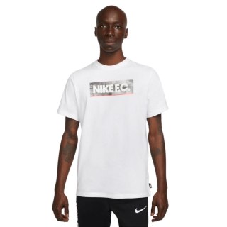 Koszulka męska Nike NK Fc Tee Seasonal Block biała DH7444 100 XL