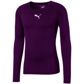 Koszulka męska Puma LIGA Baselayer LS fioletowa 655920 10 L