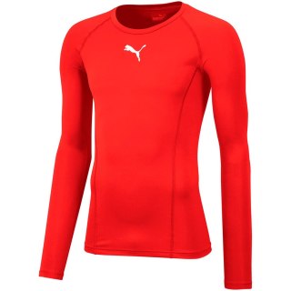 Koszulka męska Puma Liga Baselayer Tee LS czerwona 655920 01 L