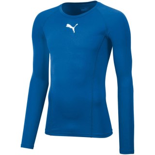 Koszulka męska Puma Liga Baselayer Tee LS niebieska 655920 02 XL