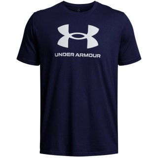 Koszulka męska Under Armour Sportstyle Logo granatowa 1382911 408 XL