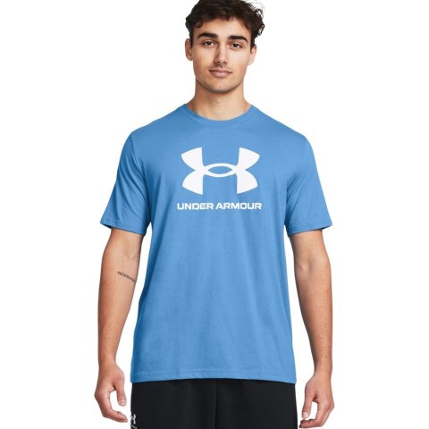 Koszulka męska Under Armour Sportstyle Logo niebieska 1382911 444 2XL