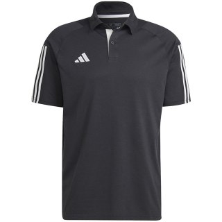 Koszulka męska adidas Tiro 23 Competition Polo czarna HK8051 2XL