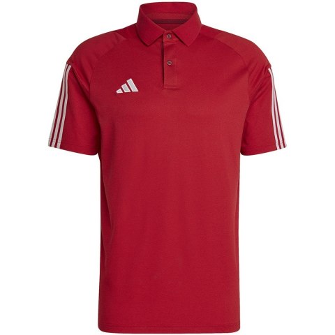 Koszulka męska adidas Tiro 23 Competition Polo czerwona HI3049 XL