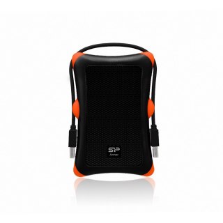 Dysk zewnętrzny Silicon Power Armor A30 1TB 2.5" USB 3.2 5400 obr/min Orange-Black (SP010TBPHDA30S3K)