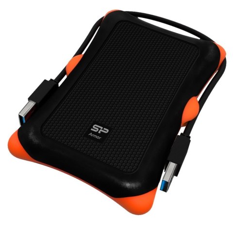 Dysk zewnętrzny Silicon Power Armor A30 1TB 2.5" USB 3.2 5400 obr/min Orange-Black (SP010TBPHDA30S3K)