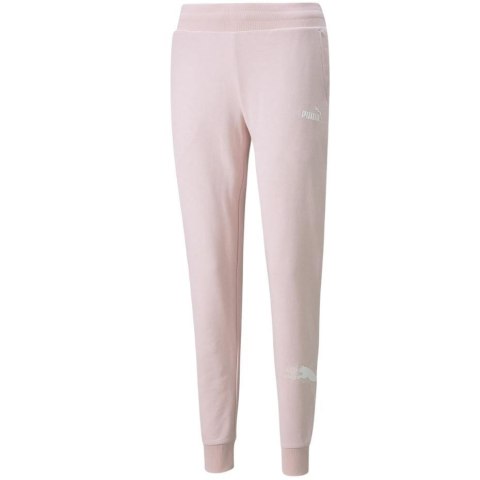 Spodnie damskie Puma Power Graphic Pants różowe 847115 16 M