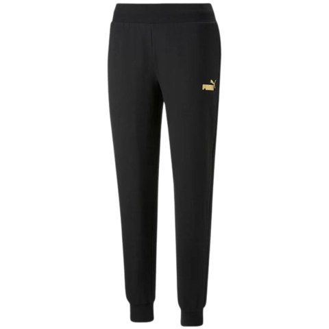 Spodnie damskie Puma ESS+ Metallic Pants FL czarne 849959 01 XL Spodnie damskie Puma ESS+ Metallic Pants FL czarne 849959 01 XL