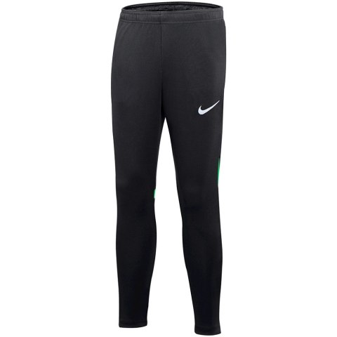 Spodnie dla dzieci Nike Academy Pro Pant Youth czarno-zielone DH9325 011 XL