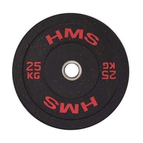 Talerz olimpijski Bumper 25 kg Czerwony HMS HTBR25