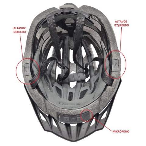 Smart Kask MTB Livall MT1 Neo Intercom/LED/SOS/BT 58-62cm