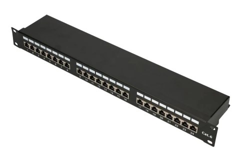 Patch panel Extralink EX.9830 (1U; kat. 5e; 24xRJ-45)