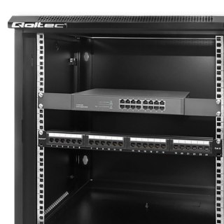 QOLTEC SZAFA RACK 19" | 12U | 600X635X450 | PERFOROWANE DRZWI