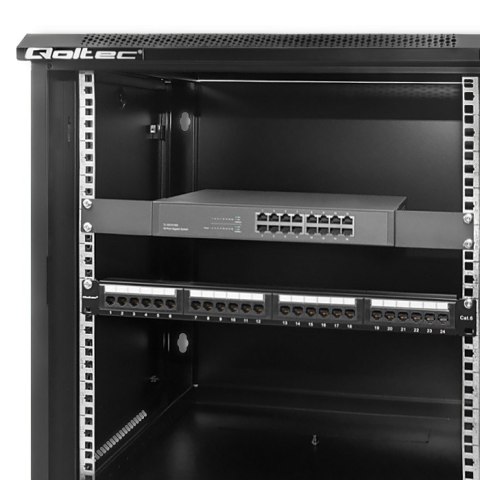 QOLTEC SZAFY RACK 19" | 12U | 600X635X600 | PERFOROWANE DRZWI