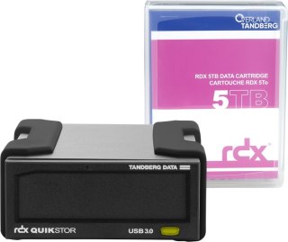 TANDBERG RDX EXTERNAL DRIVE KIT/WITH 5TB BLACKUSB3+