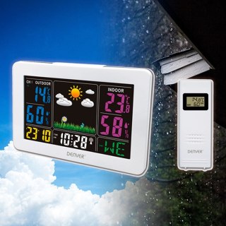 Denver WS-540WHITE cyfrowa stacja meteorologiczna Biały AC/Bateria