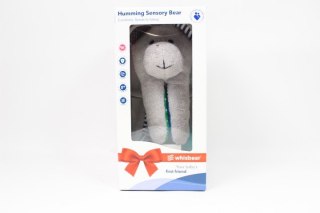 Whisbear Szumiący Miś sensoryczny z czujnikiem płaczu Turkus