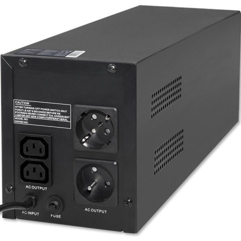 QOLTEC ZASILACZ AWARYJNY UPS LINE INTERACTIVE MONOLITH | 1200VA | 720W