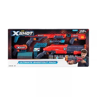 Zestaw miotaczy strzałek ZURU X-SHOT ULTIMATE SHOOTOUT PACK pakiet wyrzutni 48 strzałek (36251)