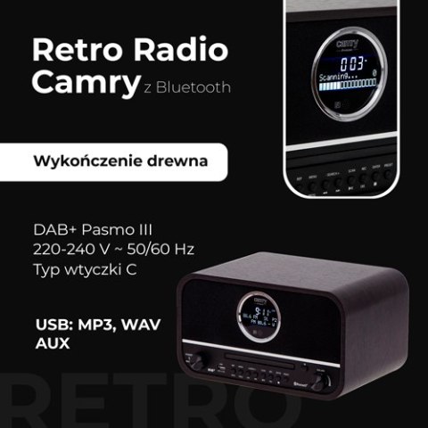 Retro Radio z Bluetooth