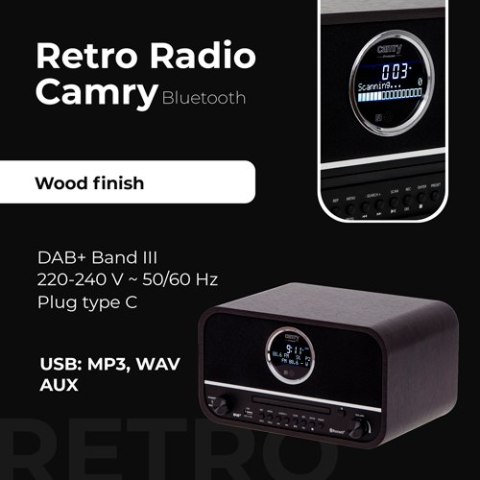 Retro Radio z Bluetooth