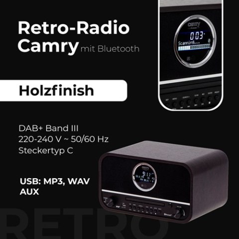 Retro Radio z Bluetooth