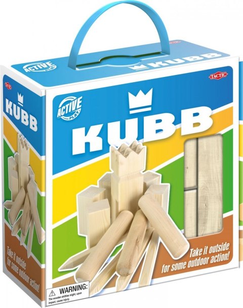 GRA PLENEROWA TACTIC KUBB 55135 W KARTONOWYM PUDEŁKU 8+