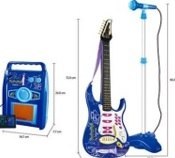 Gitara elektryczna niebieska IMPORT