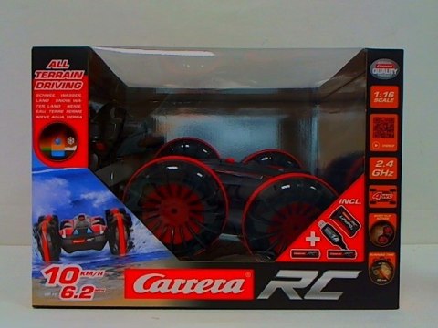 Carrera RC All-Terrain Stunt Water Car zdalnie sterowany model Samochód kaskaderski Silnik elektryczny 1:16