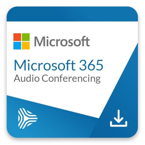 365 Audio Conferencing (Education Faculty Pricing) MICROSOFT CFQ7TTC0LHSL:001J CSP