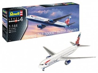 Revell Boeing 767-300ER British Airways Chelsea Rose Model samolotu stałopłatowego Zestaw montażowy 1:144