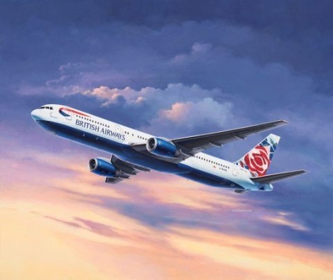 Revell Boeing 767-300ER British Airways Chelsea Rose Model samolotu stałopłatowego Zestaw montażowy 1:144