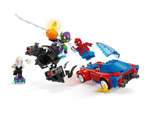 LEGO MARVEL 76279 WYŚCIGÓWKA SPIDER-MANA I ZWENOMOWANY ZIELONY GOBLIN